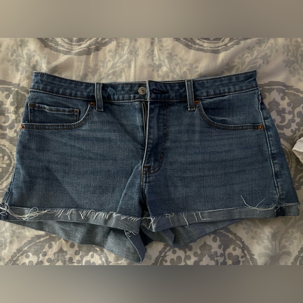 Abercrombie & Fitch Blue Jean Shorts